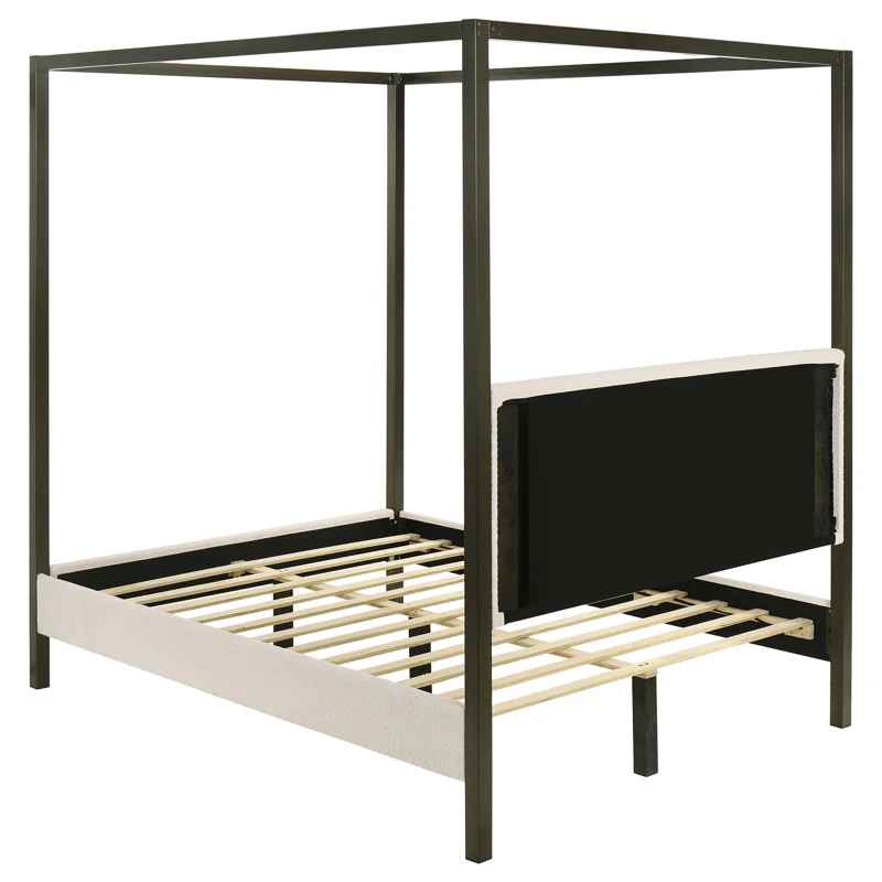 Tibold Upholstered Canopy Bed-Queen