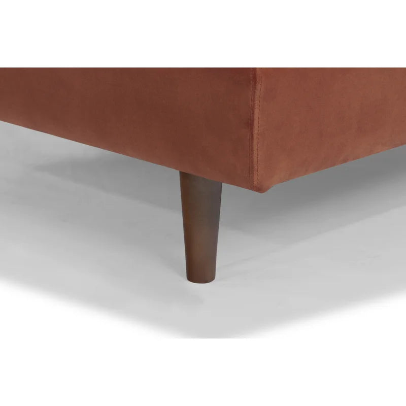 Oneal Velvet Stationary Sofa Chaise Sectional