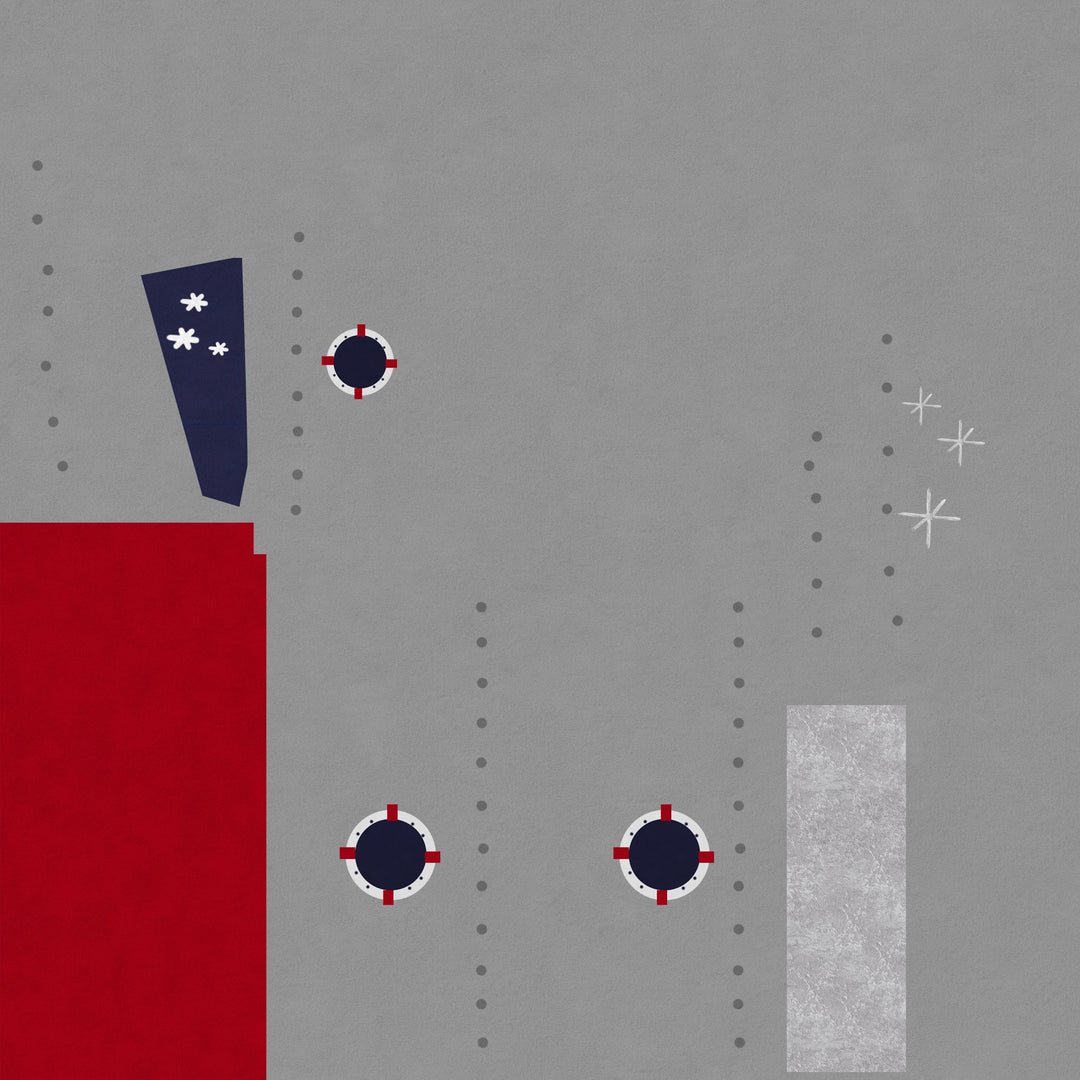 Light Up Rocket Pillow 20"x12"