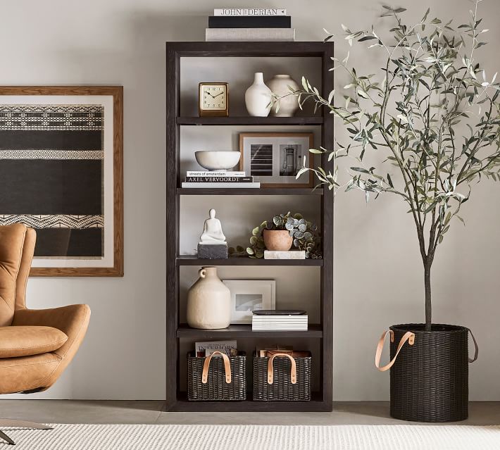 Folsom Tall Bookcase Charcoal