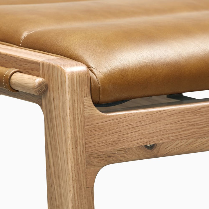 Carlisle Leather Dining Bench