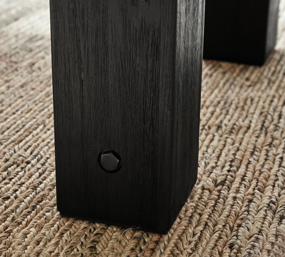 Abbott Chunky Leg Dining Table Black
