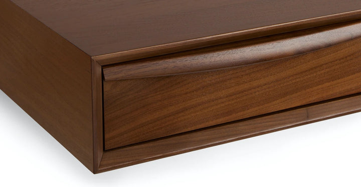 Lenia Walnut Floating Nightstand