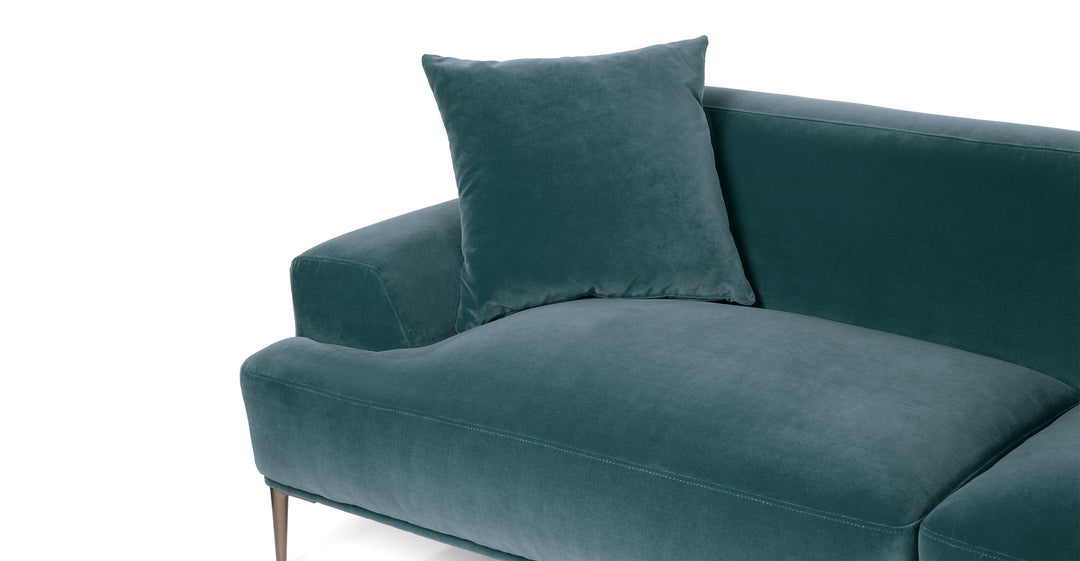 Abisko Plush Pacific Blue Sofa