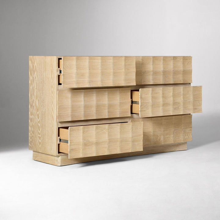 Luisa Carved 6 Drawer Dresser