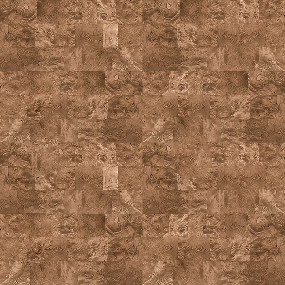 Greye 60 Burl Wood Desk with Swivel Drawers