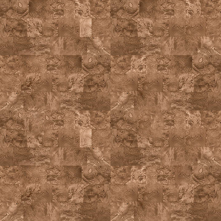 Greye 60 Burl Wood Desk with Swivel Drawers