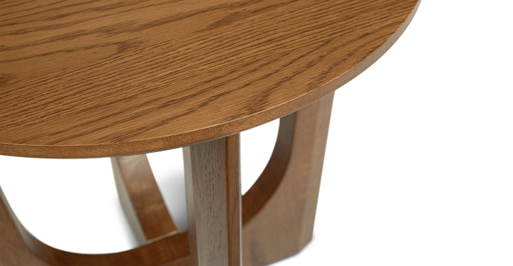 Tovi Smoked Oak Side Table