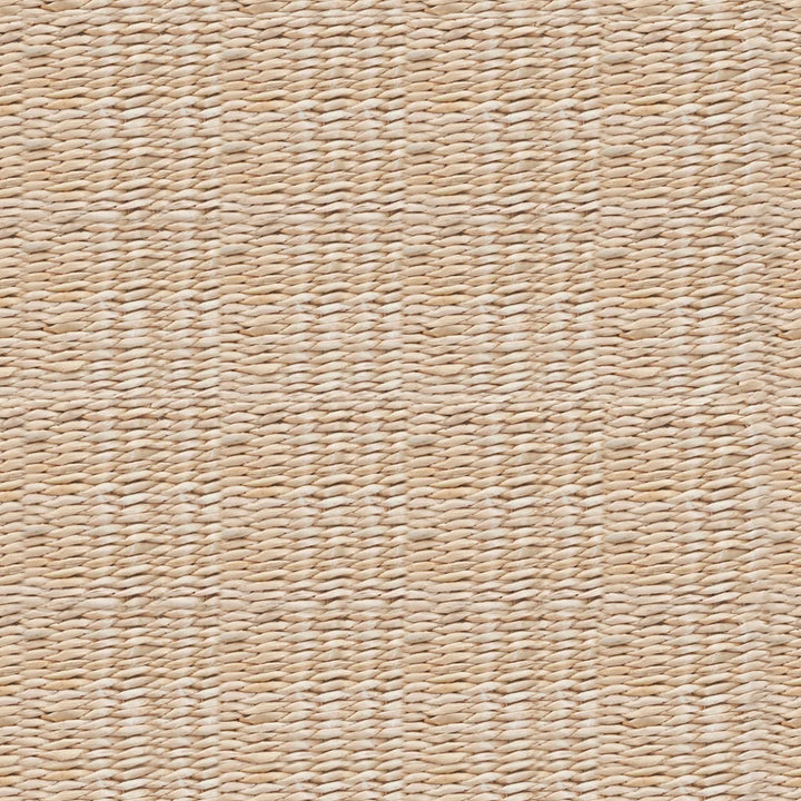 Cattail and Paper Terra Basket Two Tone Wicker Basket with Handles