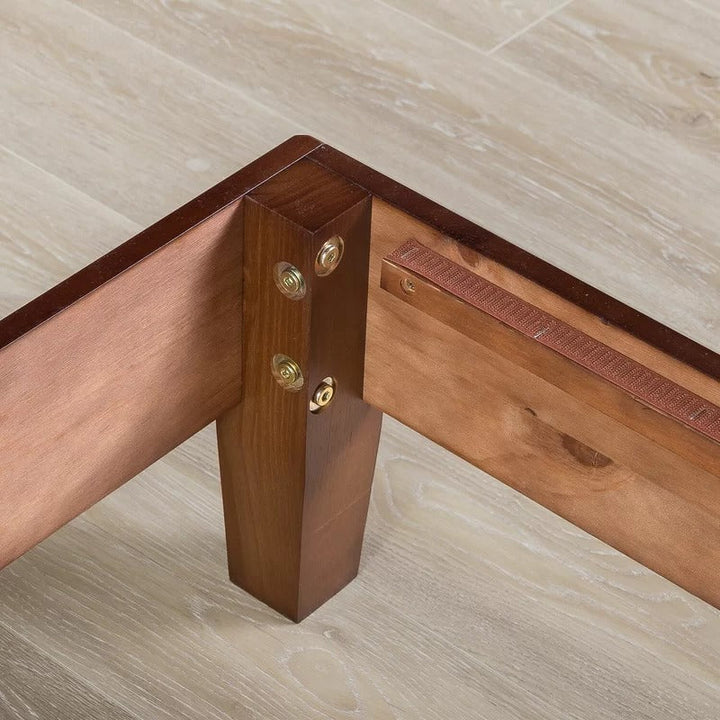 Harney Solid Wood Low Profile Platform Bed