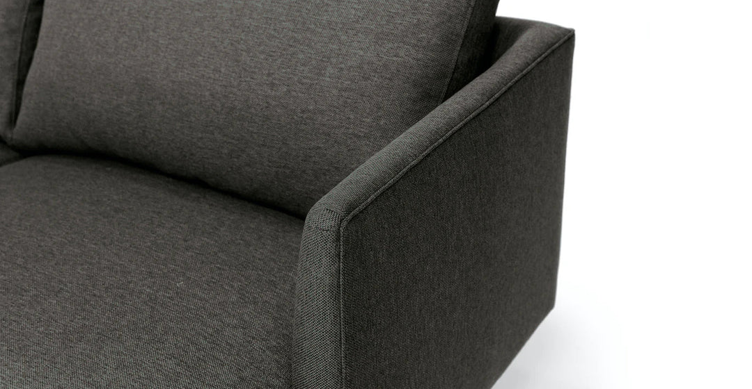 Burrard Graphite Gray Loveseat