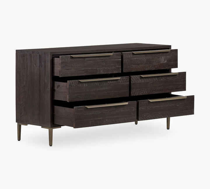 Braden Reclaimed Wood 6 Drawer Dresser