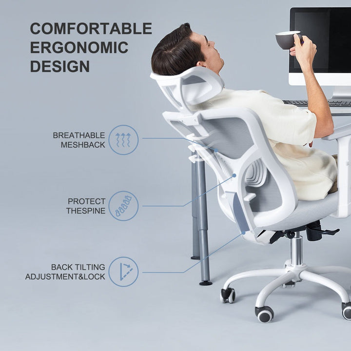 Thurso Polyester Blend Task Chair with Headrest