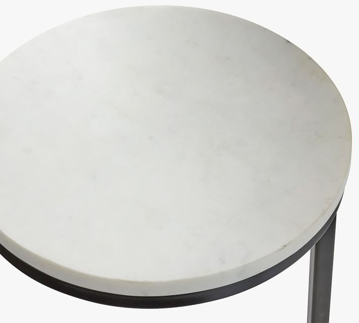 Delaney Round Marble C Table