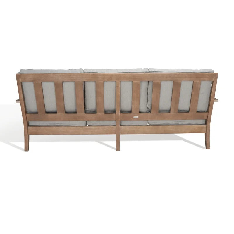 Ducan Wide Outdoor Patio Sofa with Sunbrella Cushions