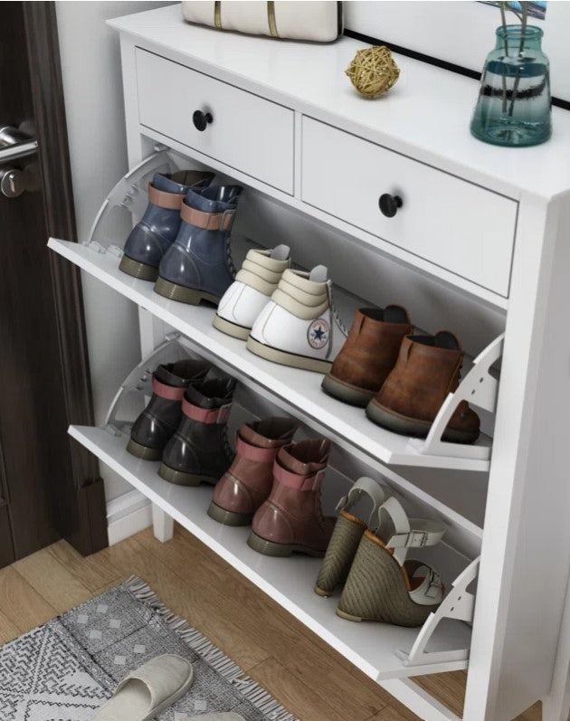 16 Pair Shoe Storage Cabinet