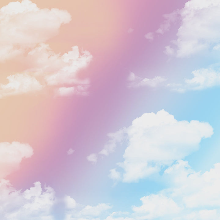 Rainbow Sky Organic Duvet Cover twin