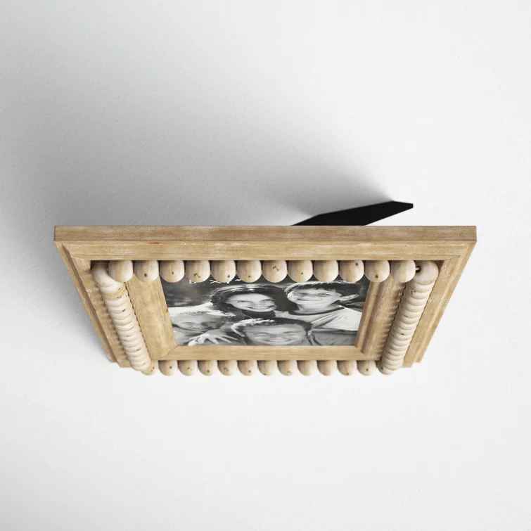 Tate Wood Single Picture Frame in Light Brown With Frame-5"x7"