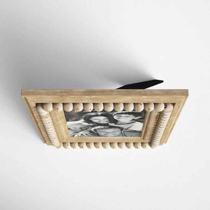 Tate Wood Single Picture Frame in Light Brown With Frame-5"x7"