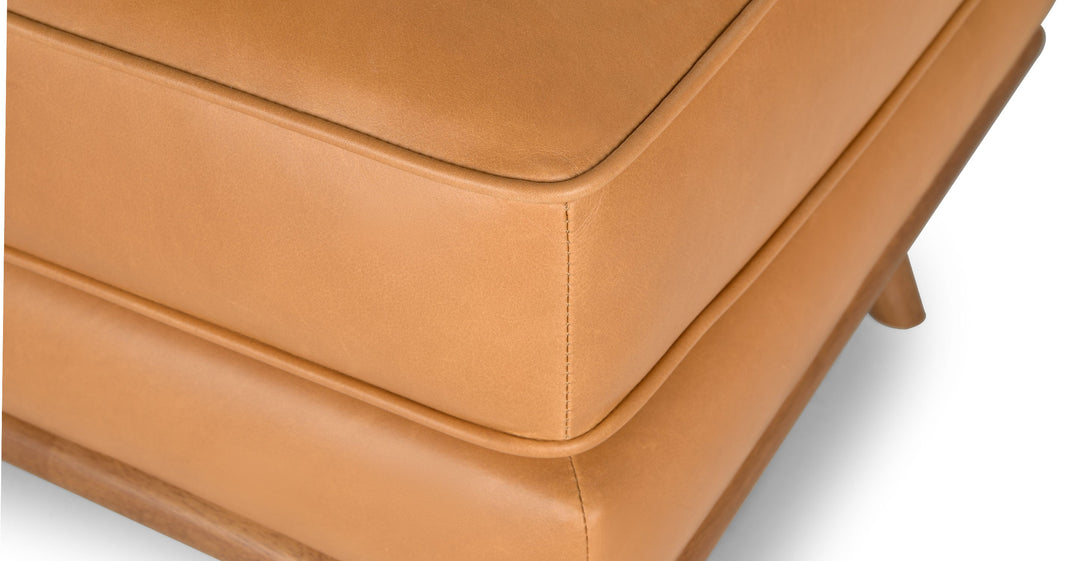 Timber Charme Tan Ottoman