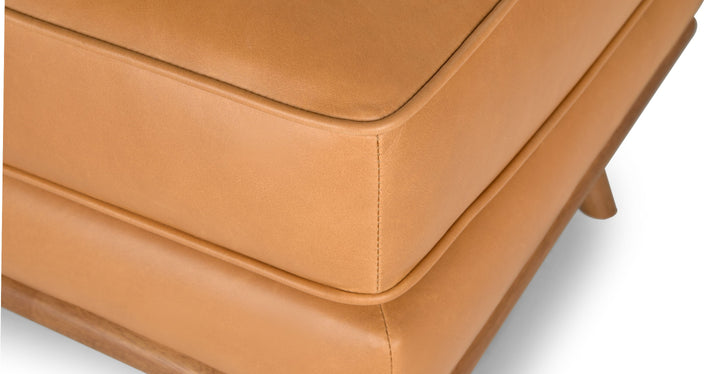 Timber Charme Tan Ottoman