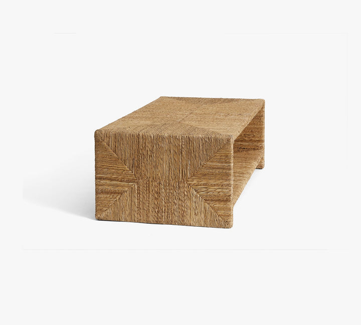 Malibu Rectangular Woven Coffee Table