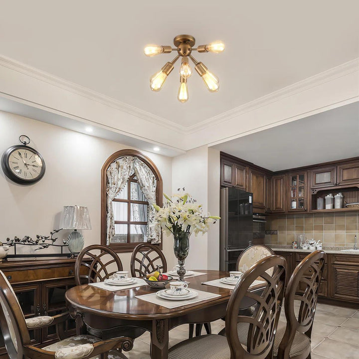 Kasper 8 Light Flush Mount