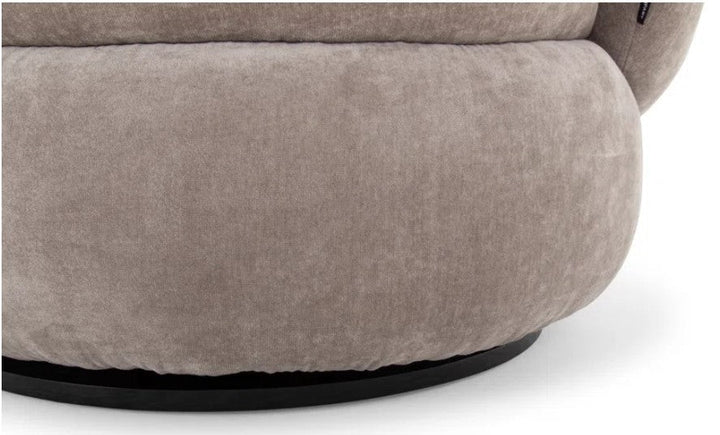 Bennie Upholstered Swivel Barrel Chair