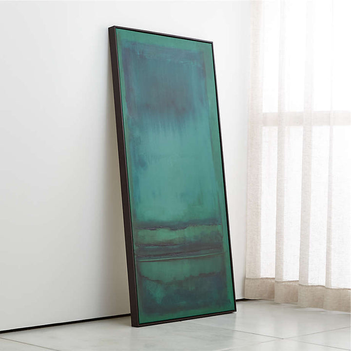 Emerald Print with Frame-38"x74"