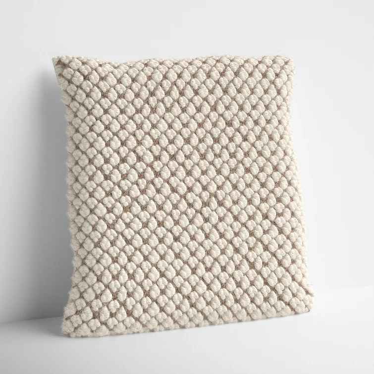Criddle Throw Pillow Cover with Insert-22"x22"
