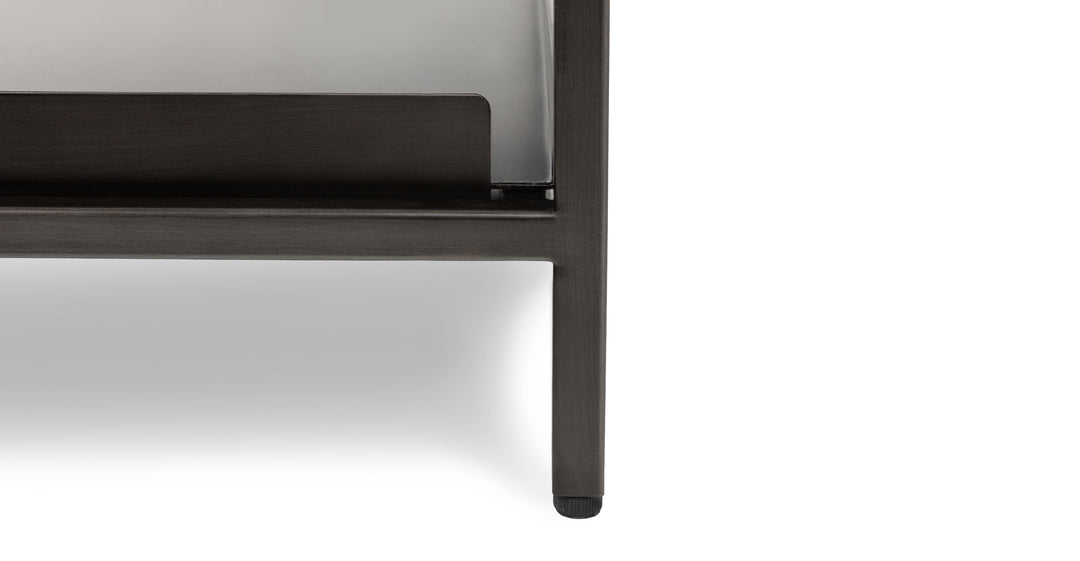 Lutto Gunmetal Gray Side Table