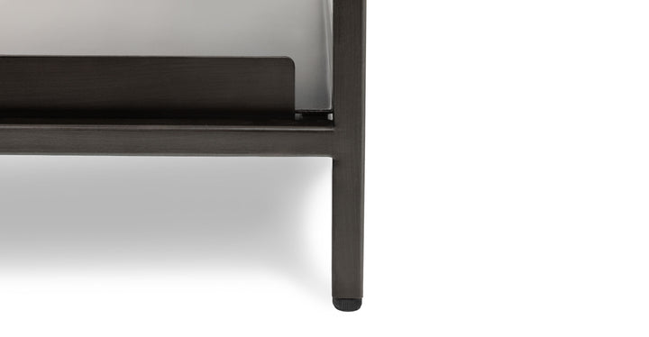 Lutto Gunmetal Gray Side Table