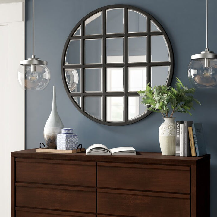 Yatendra Farmhouse Country Accent Mirror