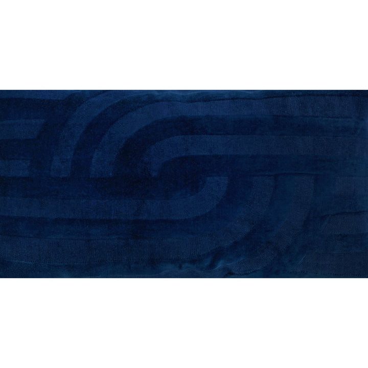 Terrah Embroidered Cotton Lumbar Throw Pillow-14"x26"