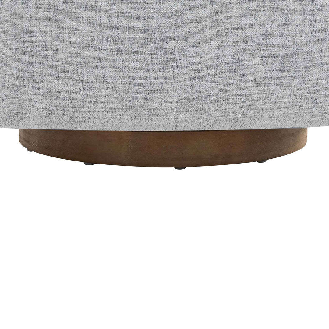 Nieve Upholstered Swivel Barrel Chair