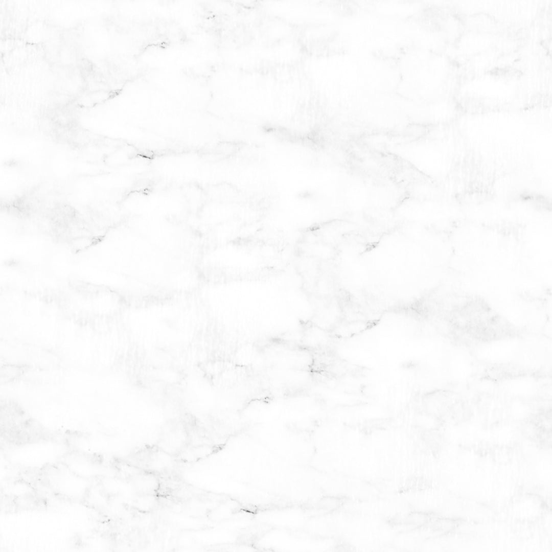 Large White Marble Canister with Wood Lid-Large