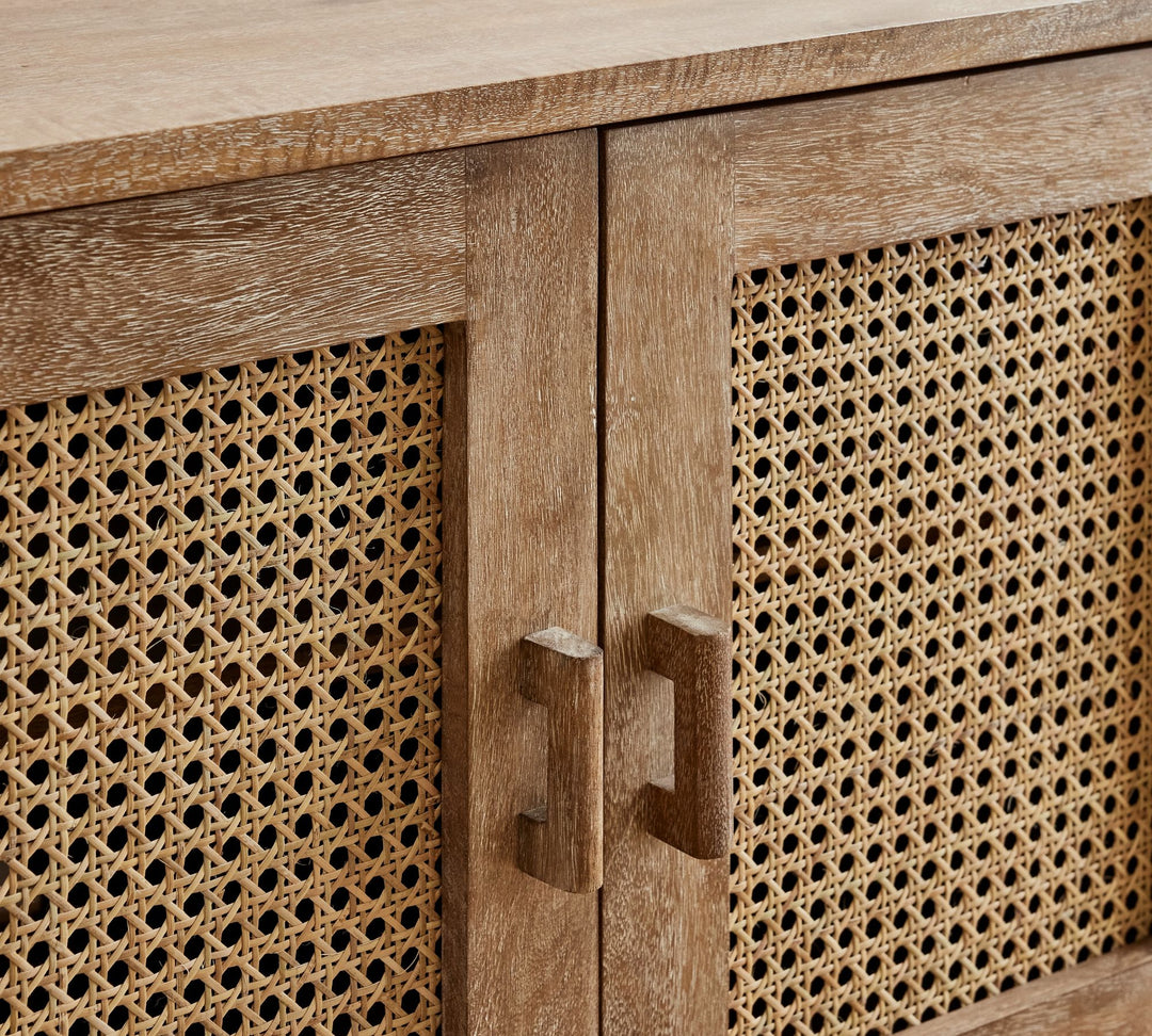Tiburon Rectangular Cane Media Console
