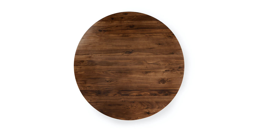 Seno Walnut 47" Round Dining Table