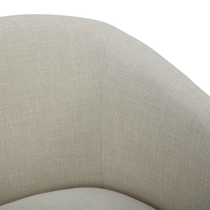 Bennett Upholstered Swivel Barrel Chair