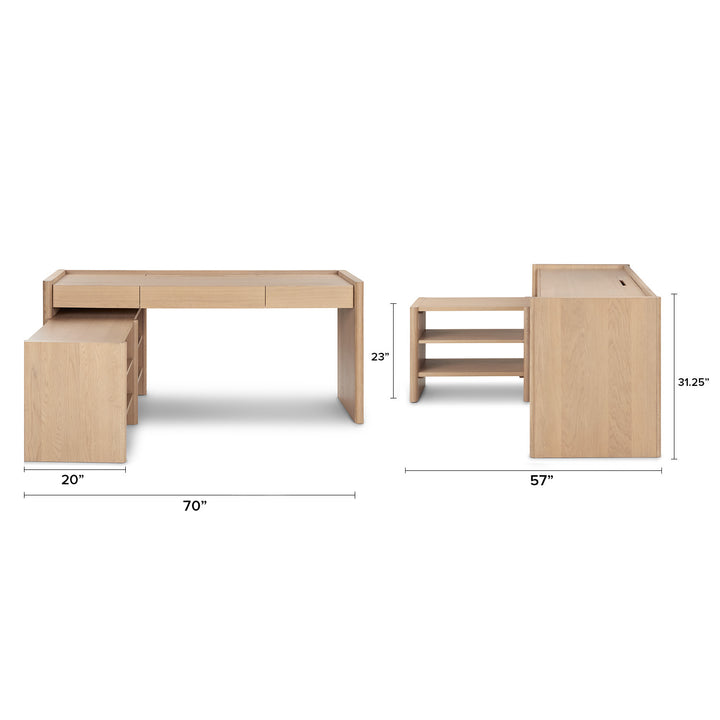 Torme L-Shape Desk Set