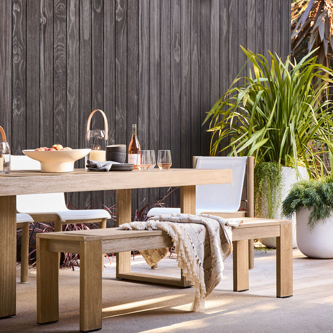 Telluride Outdoor Dining Bench