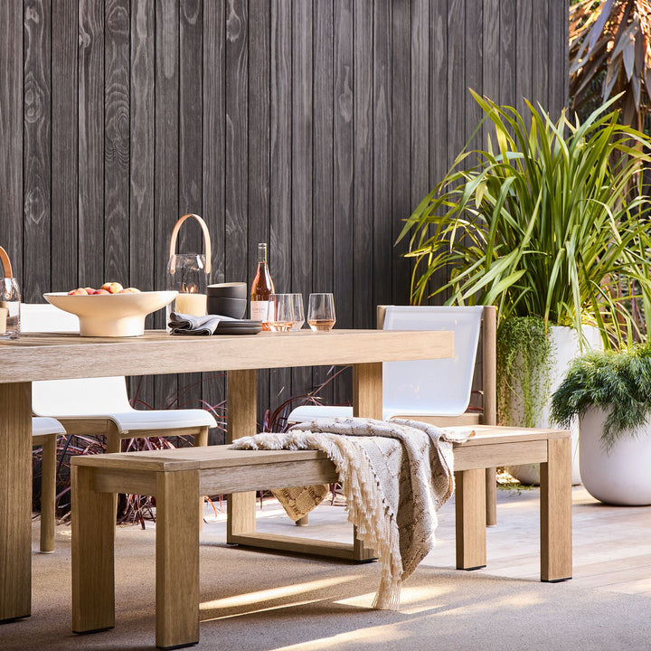 Telluride Outdoor Dining Bench