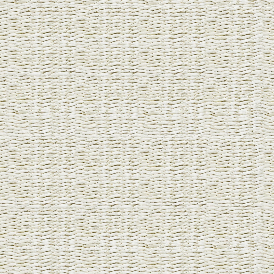 Cattail and Paper Terra Basket Two Tone Wicker Basket with Handles