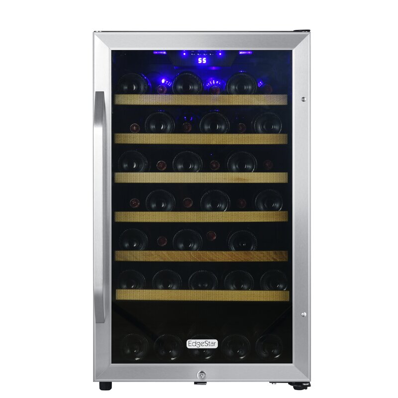 44 Bottle Single Zone Freestanding Wine Refrigerator
