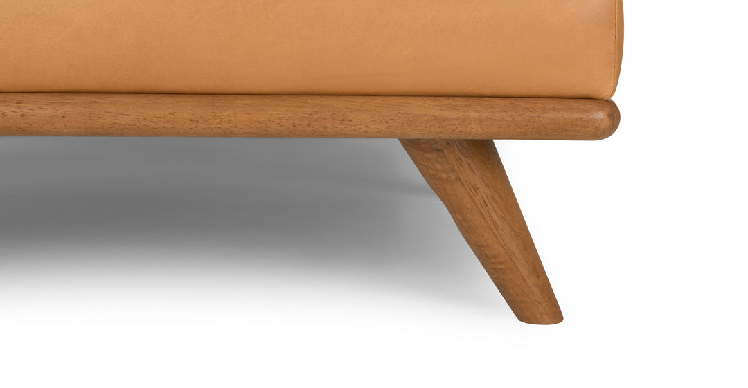 Timber Charme Tan Ottoman