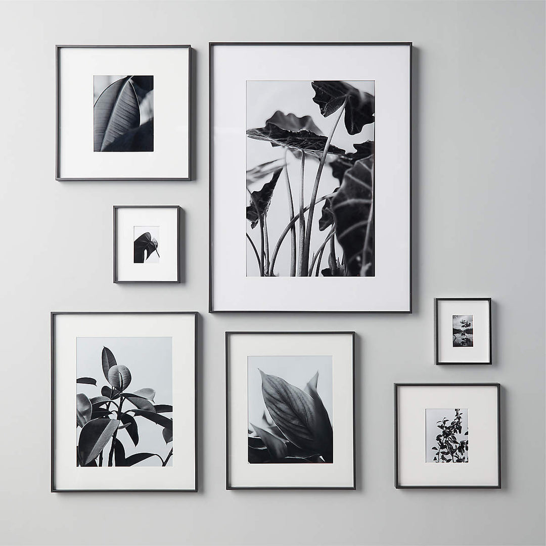 Gallery Black Picture With White Mat with frame 24"X36"