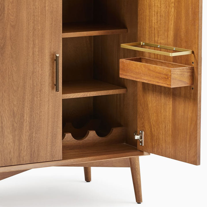 Mid Century Bar Cabinet Acorn