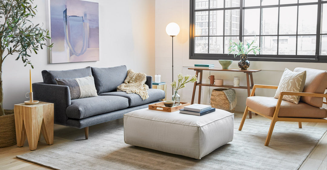 Burrard Stone Blue Loveseat