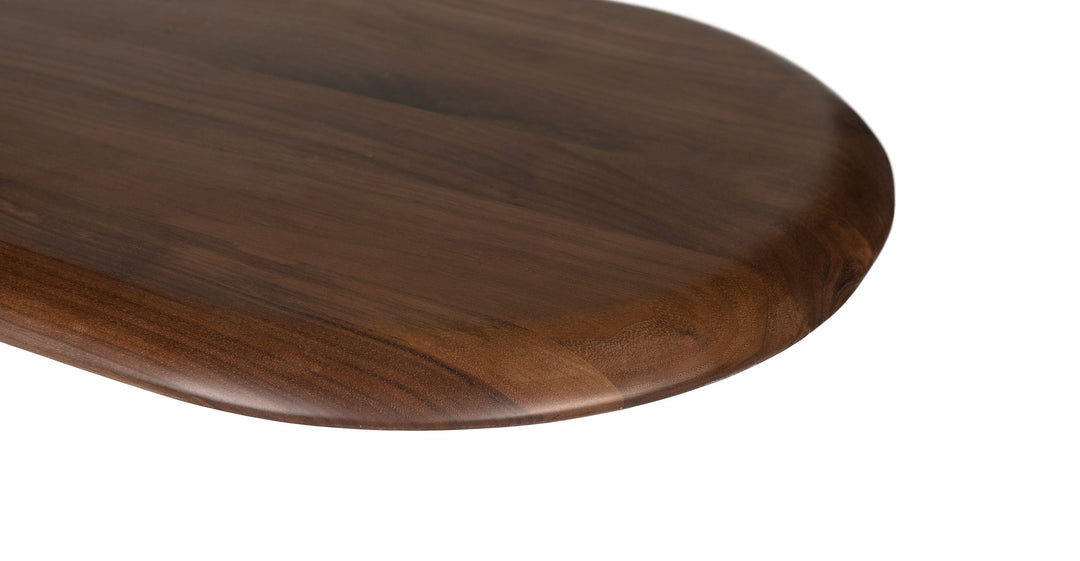 Portima Walnut Adjustable Side Table