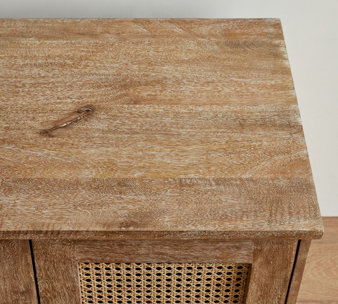 Tiburon Rectangular Cane Media Console